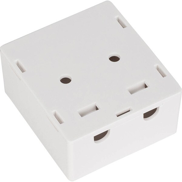 Main product image for Datacomm 20-5322 2-Port Surface Mount Box for Keystone Modules White261-595